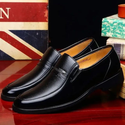 Leather Men Formal Shoes Luxury Brand Men's Loafers Dress Moccasins