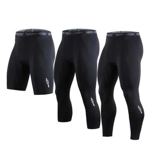 Mens Compression Pants Tights Cool Dry Leggings Sports Baselayer Running Tights Athletic Workout