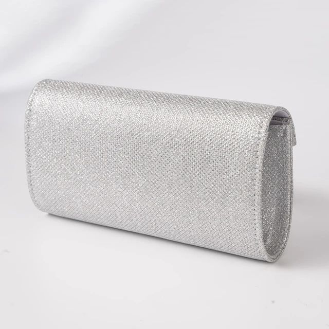 Chain Shoulder Glitter Envelope Evening Bag