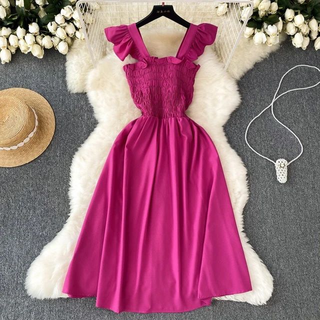 YuooMuoo Women Dress 2024 New Summer Fashion Y2K Sleeveless Party