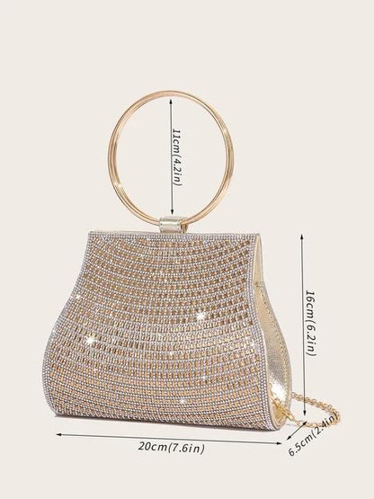 Women's Diamond Handbags EveninRhinestones g Bags Bridal Stones Clutch