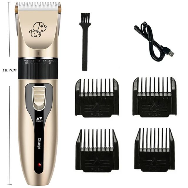 Dog Hair Clipper Pet Hair Trimmer Set Puppy Grooming Electric Shaver