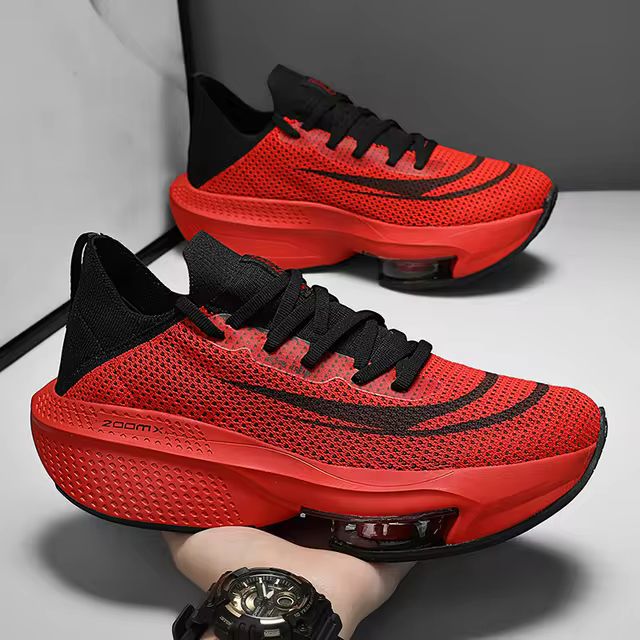 Marathon Air Cushion Men Sports Running Shoes Breathable Lightweight Women's Comfortable Athletic