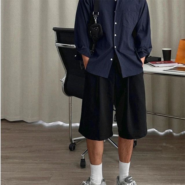Men's summer Gym Fitness Loose Shorts Casual Street Hip Hop Workout