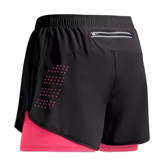 Sport Shorts Men Sportswear Double-deck Training Short Pant Summer