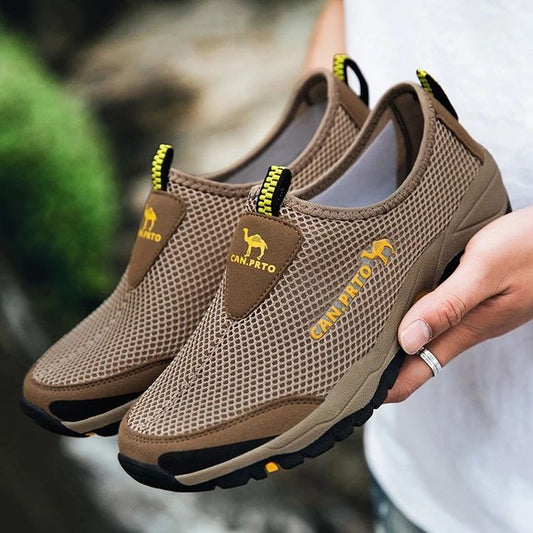Fashion Summer Shoes Men Casual Shoes Mesh outdoor Breathable Slip-on