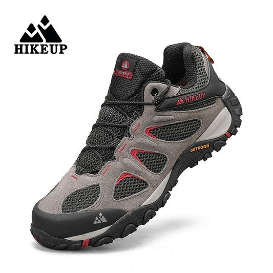 HIKEUP Men Shoes Breathable Splashproof Outdoor Hiking Shoes Mountain