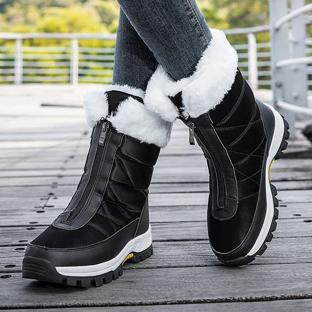 Winter Womens Snow Boots Non-Slip Outdoor Waterproof