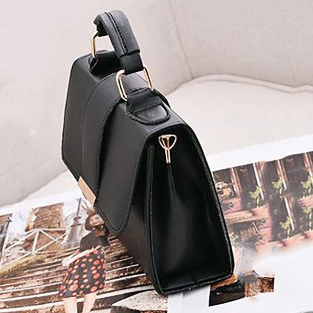 Hot Sale Flap Sling Shoulder Bags for Women Solid Color Crossbody Messenger