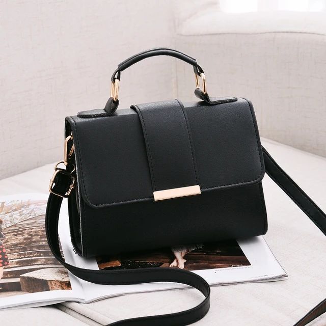 Hot Sale Flap Sling Shoulder Bags for Women Solid Color Crossbody Messenger