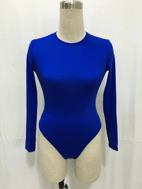 13 Colors Long Sleeve O Neck Casual Bodysuit Women Body Tops