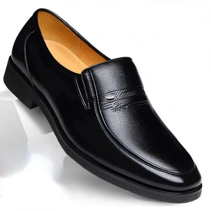 Leather Men Formal Shoes Luxury Brand Men's Loafers Dress Moccasins