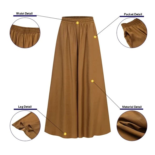 Spring And Summer Women's Wide Leg Pants Ice Silk Fold Retro