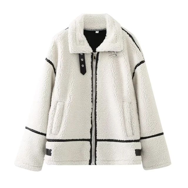 Autumn New Women's Wear European and American Style Casual Fur One Piece Lamb Wool