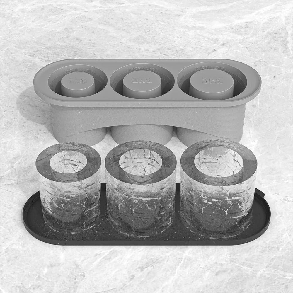 🧊 Cylinder Ice Cube Tray for Stanley Cup Tumblers 🧊
