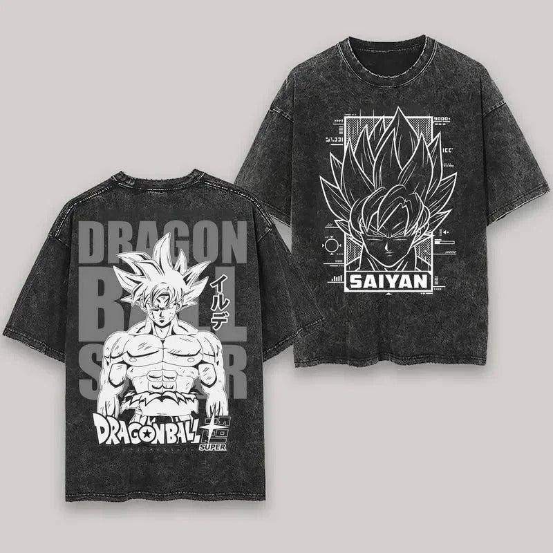 🔥 Anime Dragon Ball Vintage Street T-Shirt 🔥