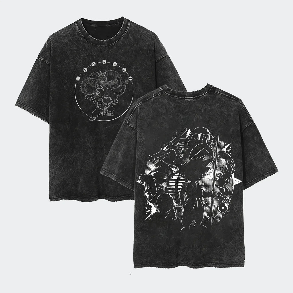 🔥 Anime Dragon Ball Vintage Street T-Shirt 🔥
