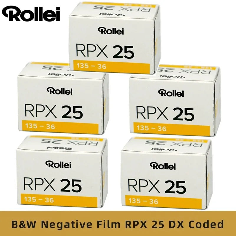 🎞️ Rollei RPX 25 35mm Black & White Negative Film 🎞️