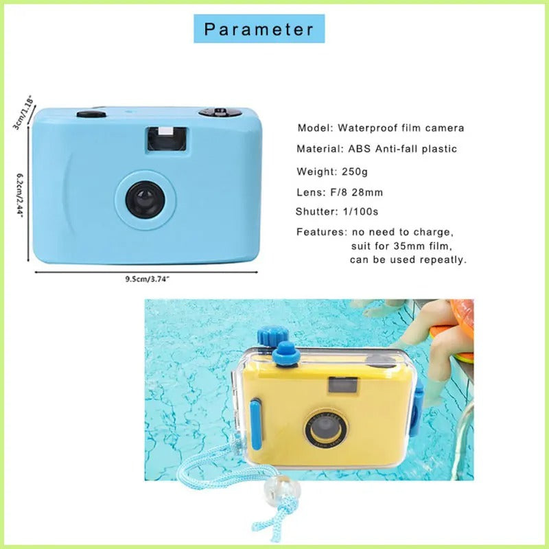 📸 Mini Waterproof Non-Disposable Camera 📸