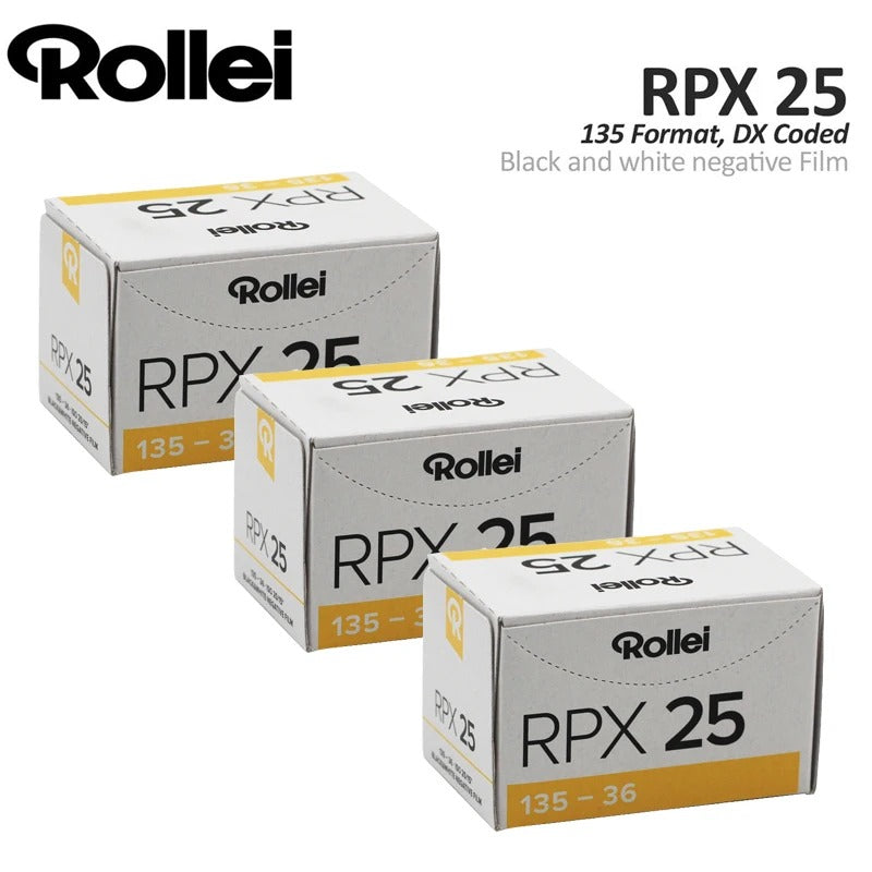 🎞️ Rollei RPX 25 35mm Black & White Negative Film 🎞️