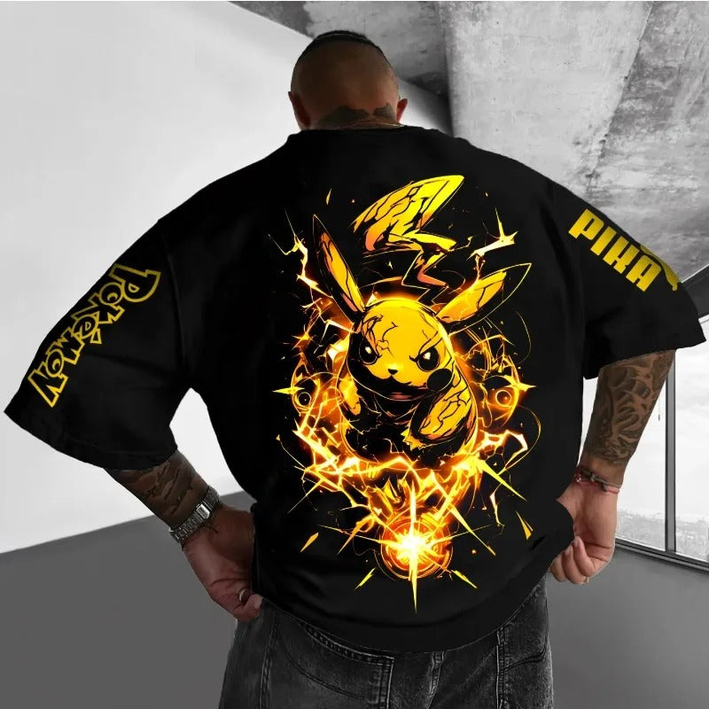 ⚡ Pokémon Pikachu Double-Sided Print T-Shirt ⚡