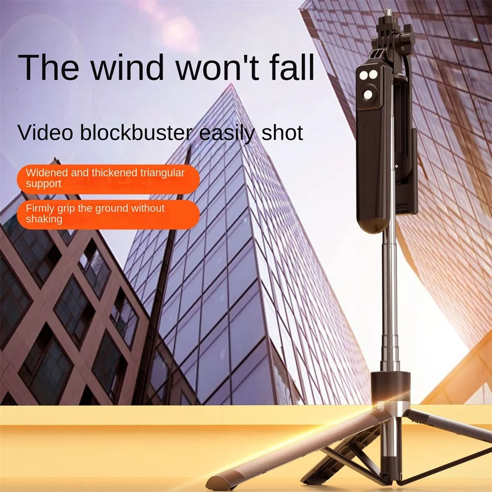 ✨ Wireless Selfie Stick Tripod with Light &amp; Bluetooth Remote ✨