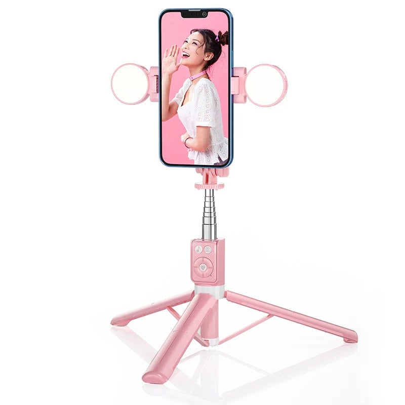 💡 Bluetooth Wireless Selfie Stick with Dual Fill Light &amp; Tripod 💡
