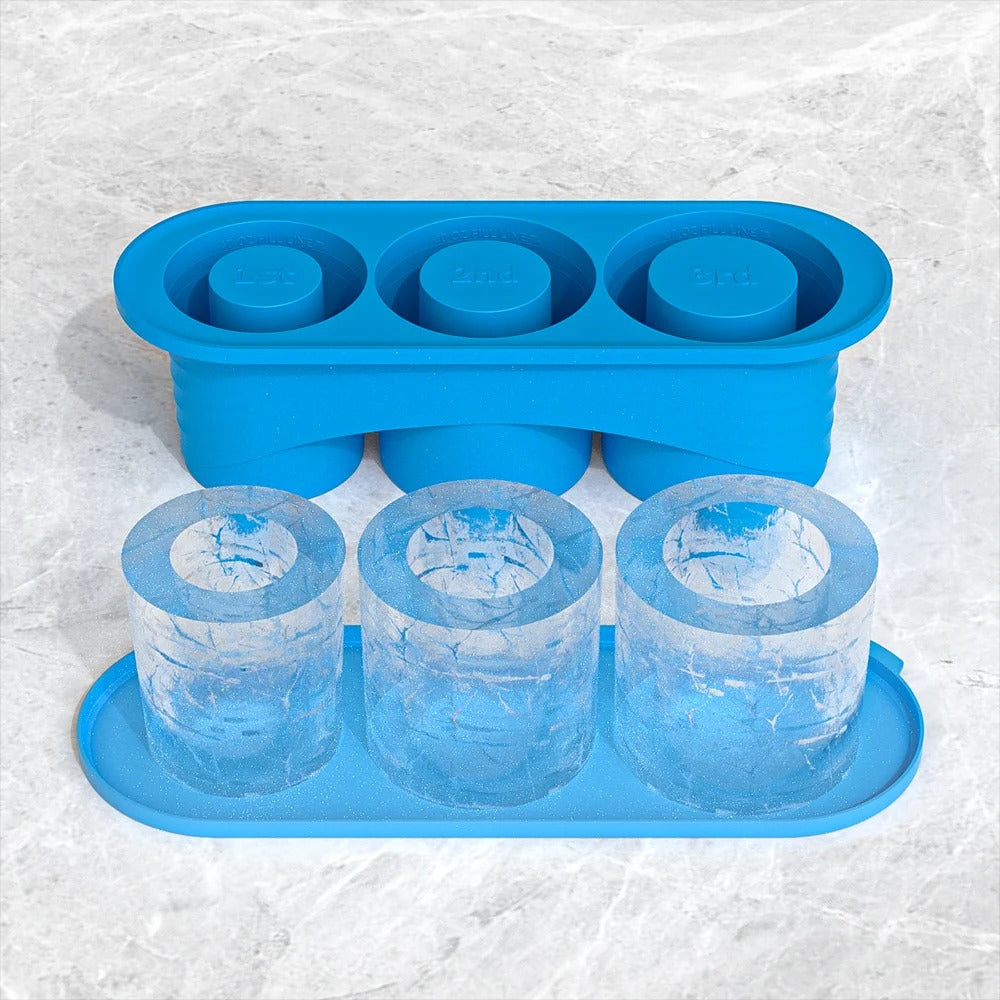 🧊 Cylinder Ice Cube Tray for Stanley Cup Tumblers 🧊