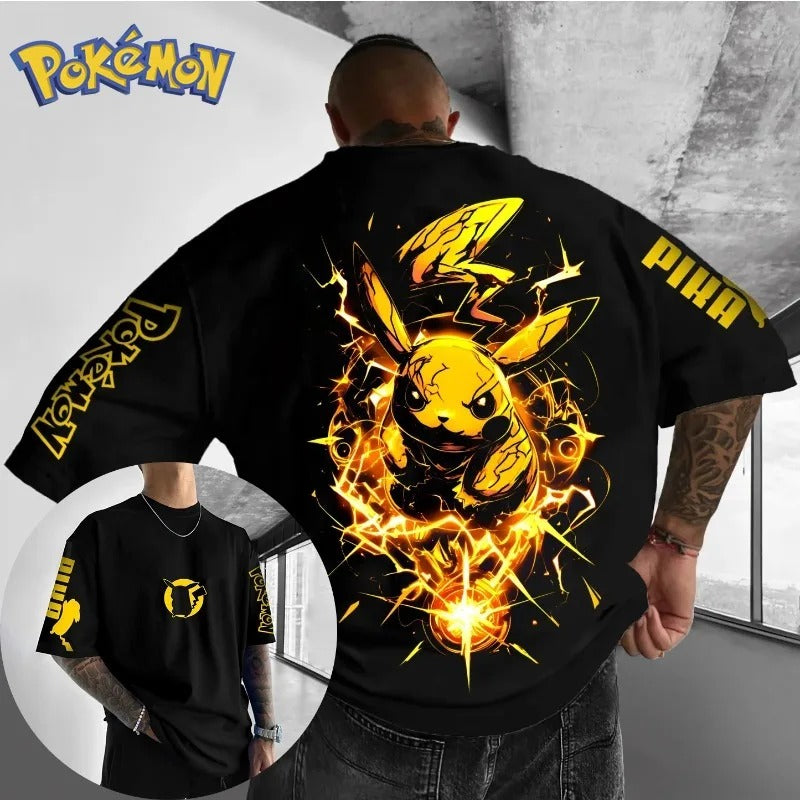 ⚡ Pokémon Pikachu Double-Sided Print T-Shirt ⚡