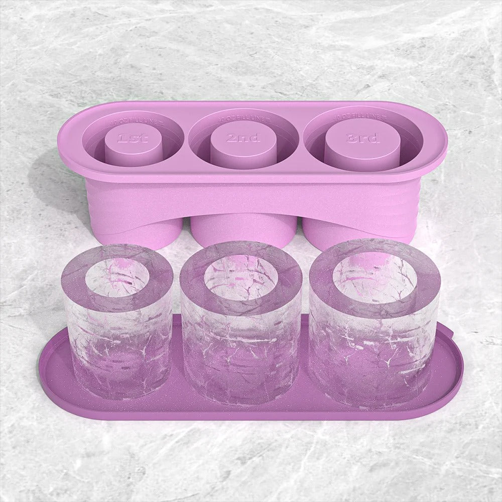 🧊 Cylinder Ice Cube Tray for Stanley Cup Tumblers 🧊