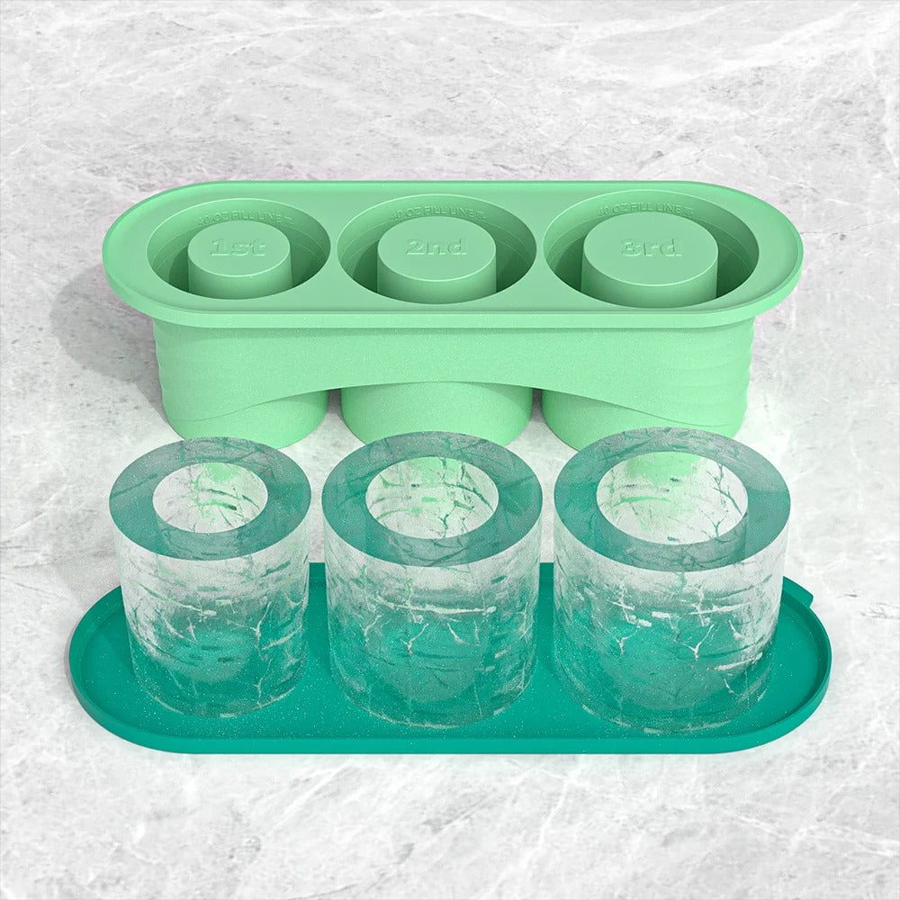 🧊 Cylinder Ice Cube Tray for Stanley Cup Tumblers 🧊