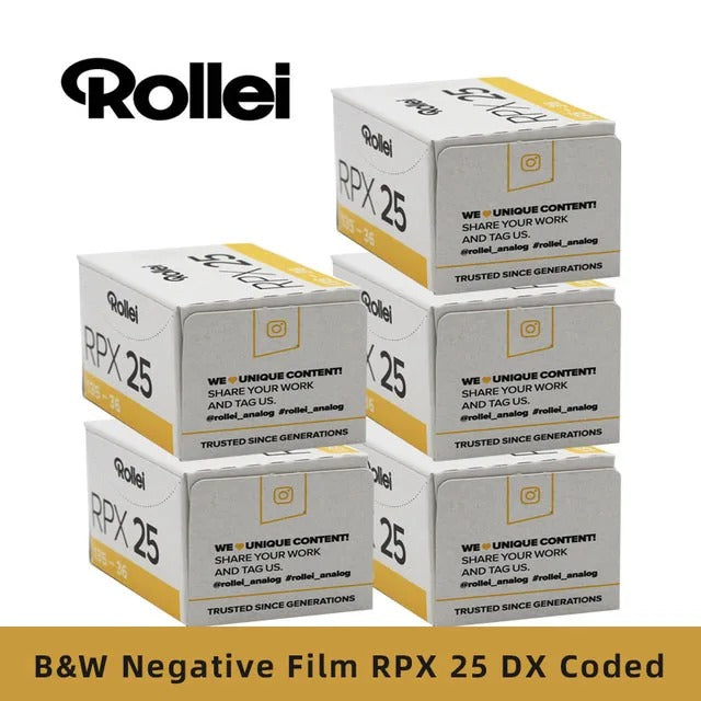 🎞️ Rollei RPX 25 35mm Black & White Negative Film 🎞️
